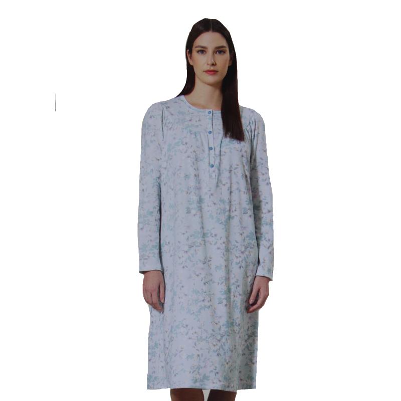 CAMICIA NOTTE LINCLALOR ART.92061 CALDO COTONE 100% COTONE MAGLINA TAGLIE FORTI E MANICA RAGLAN FINO ALLA TG.60