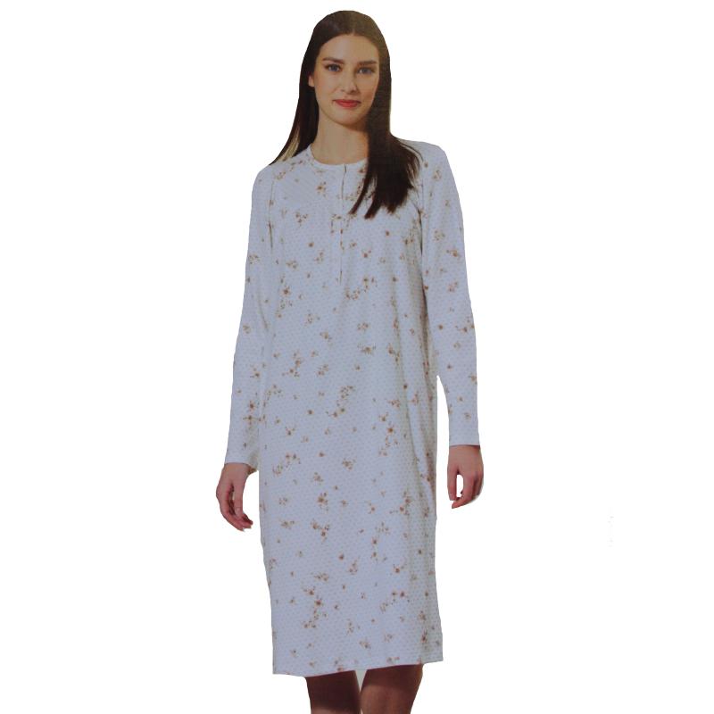 CAMICIA NOTTE LINCLALOR ART.92069/92093 CALDO COTONE 100% COTONE MAGLINA TAGLIE FORTI E MANICA RAGLAN FINO ALLA TG.64