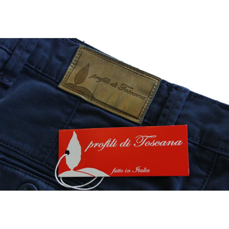 .UOMO PANTALONE CHINO MADE IN ITALY VITA REGOLARE GAMBA DRITTA COTONE ELASTICIZZATO 4 STAGIONI ART.FIRENZE
