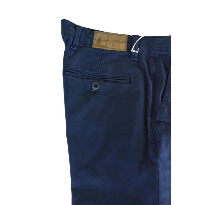 .UOMO PANTALONE CHINO MADE IN ITALY VITA REGOLARE GAMBA DRITTA COTONE ELASTICIZZATO 4 STAGIONI ART.FIRENZE