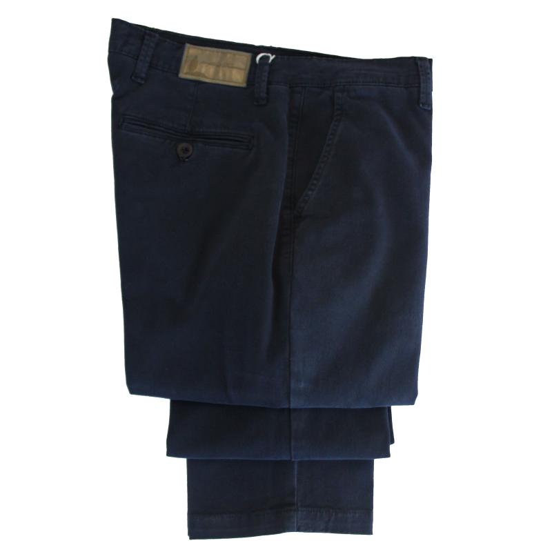 .UOMO PANTALONE CHINO MADE IN ITALY VITA REGOLARE GAMBA DRITTA COTONE ELASTICIZZATO 4 STAGIONI ART.FIRENZE