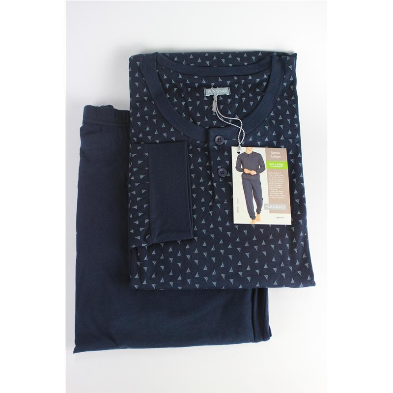 RAGNO PIGIAMA UOMO LUNGO IN PURO COTONE SERAFINO 25751