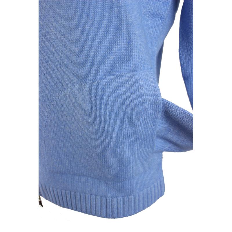 GIACCA DONNA ZIP TASCHE MADE IN ITALY MISTO LANA VISCOSA E CASHMERE ART.40050